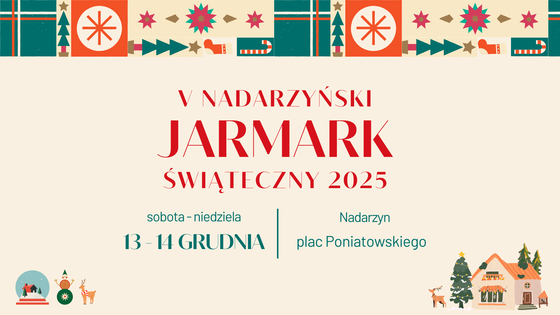 Zaproszenie na V Nadarzyński Jarmark Świąteczny