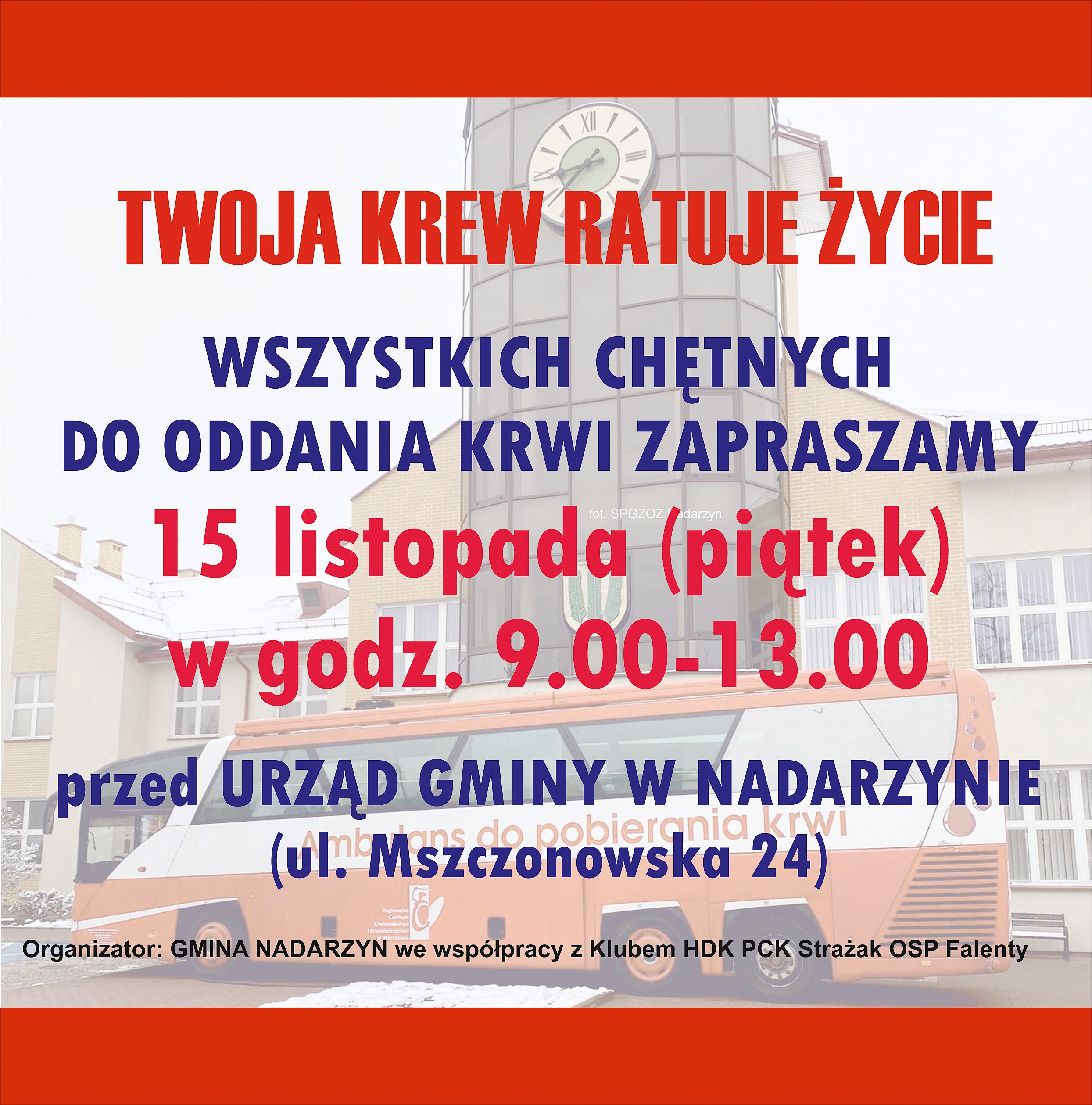 Twoja krew ratuje życie